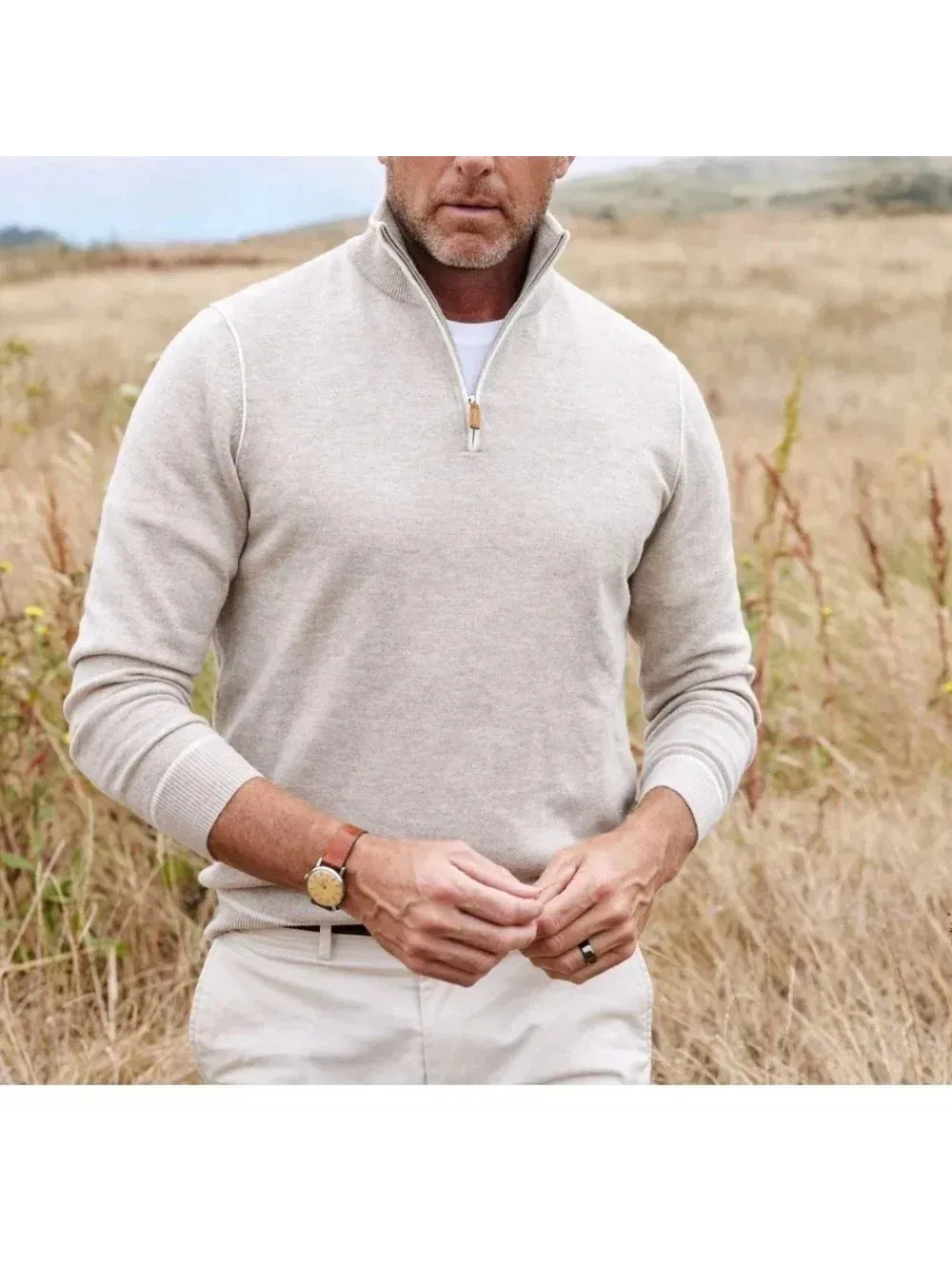 Collars & Co. NWT Napoli Collection Quarter Zip - Size Small